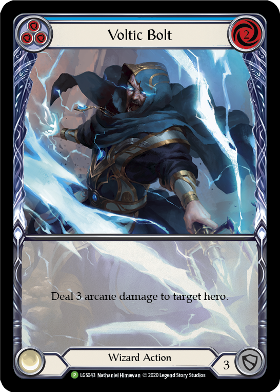 Voltic Bolt (Blue) [LGS043] (Promo)  Rainbow Foil