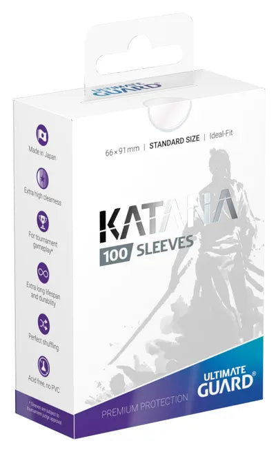 Ultimate Guard: Katana - Clear Card Sleeves 100ct