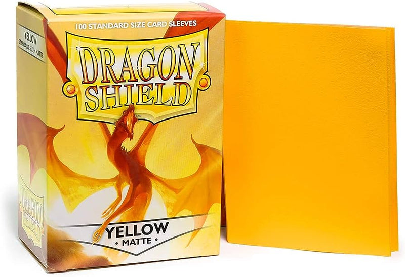 Dragon Shield 100ct Box Deck Protector Matte Yellow