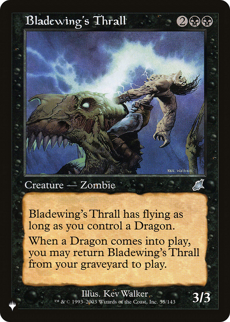 Bladewing's Thrall [The List Reprints]