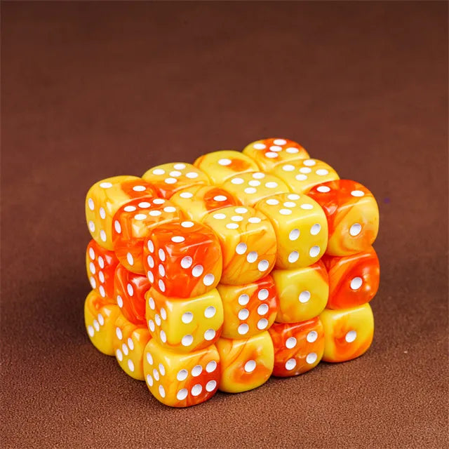 12mm D6 - Color Blend Glitter Dice