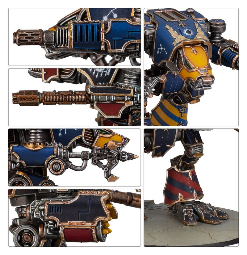 LEGIONS IMPERIALIS: WARHOUND TITANS WITH URSUS CLAWS AND MELTA LANCES