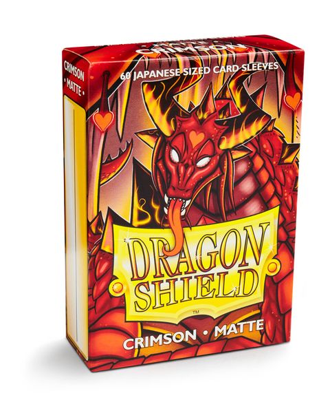 Dragon Shield 60ct Pack Mini Matte Crimson