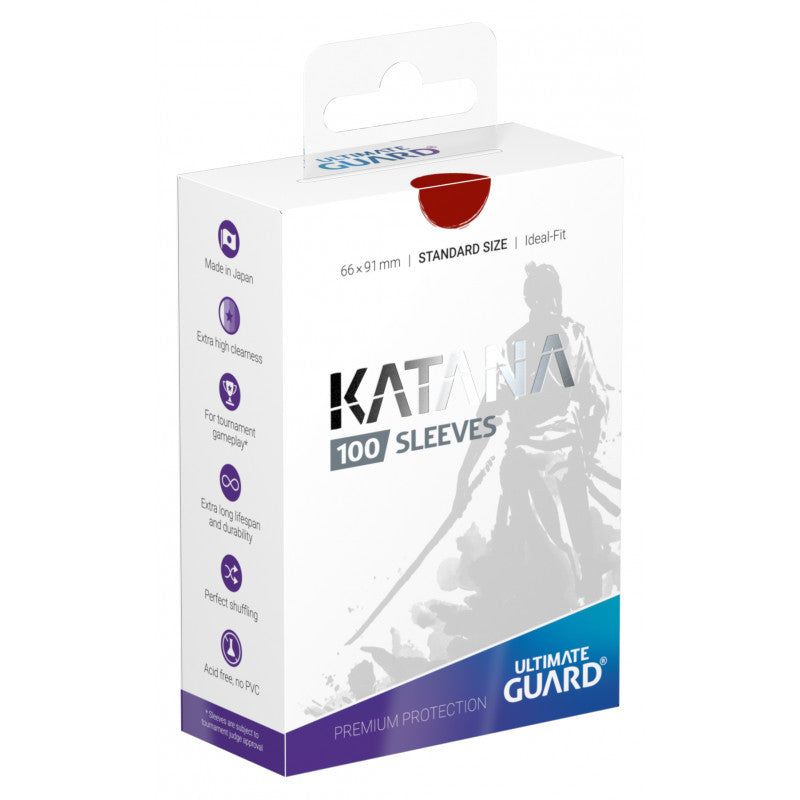 Ultimate Guard: Katana - Red Card Sleeves 100ct