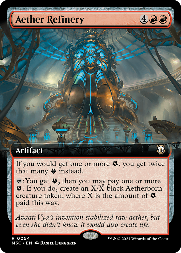 Aether Refinery (Extended Art) [Modern Horizons 3 Commander]