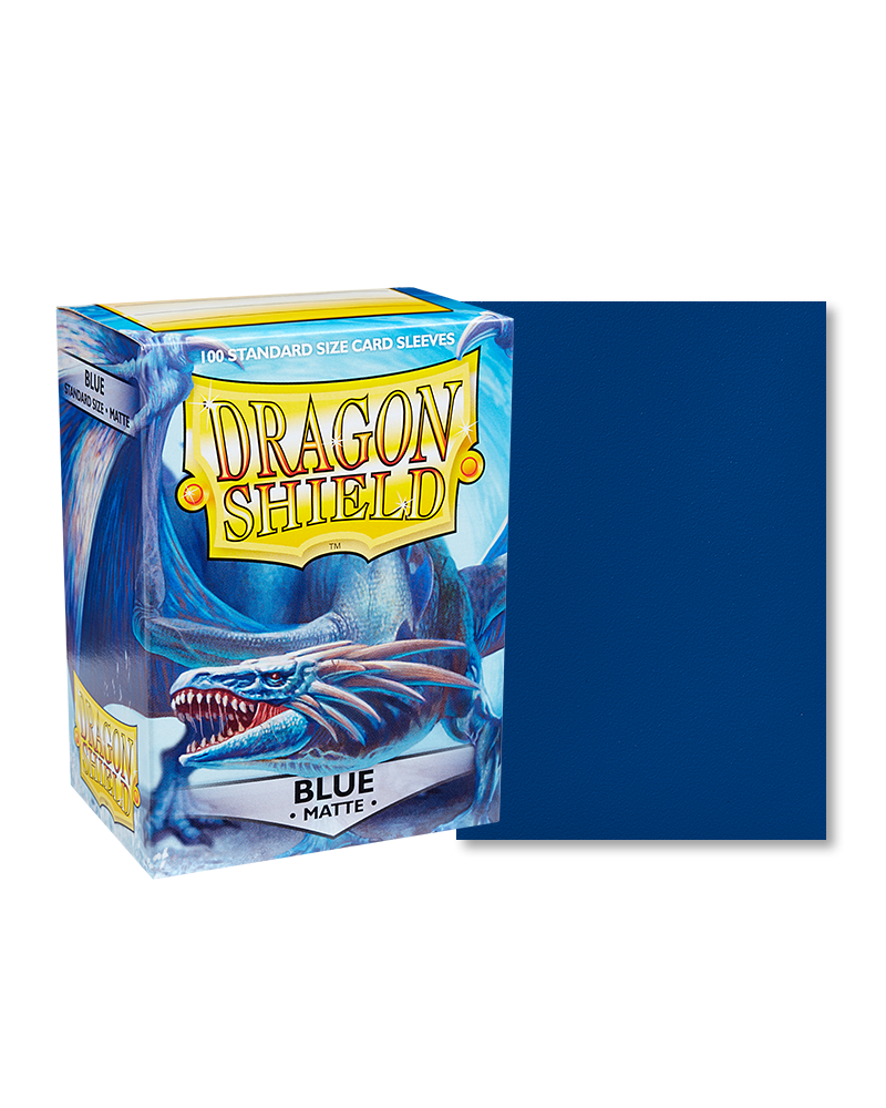 Dragon Shield 100ct Box Deck Protector Matte Blue