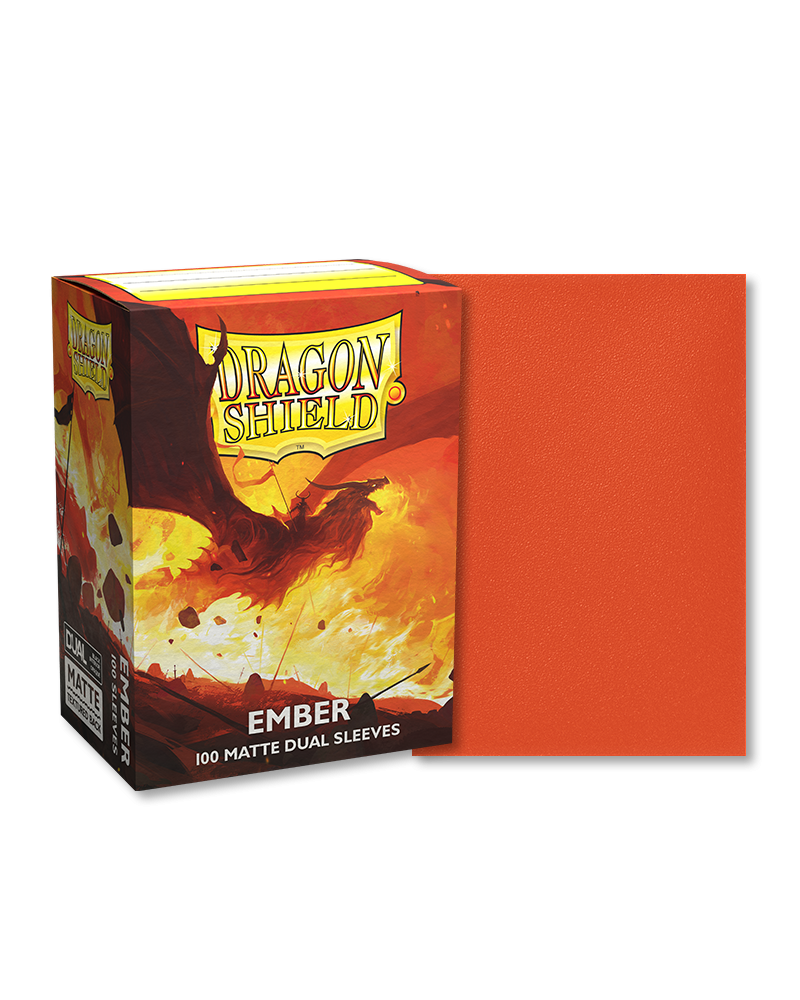 Dragon Shield - 100ct Box Dual Matte - Ember