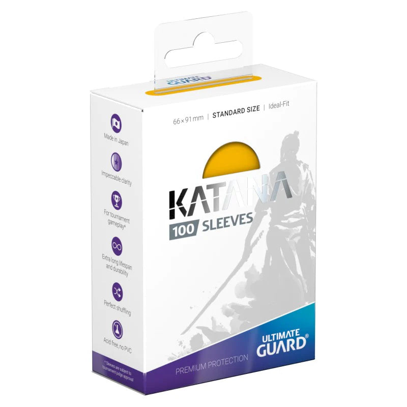 Ultimate Guard: Katana - Yellow Card Sleeves 100ct