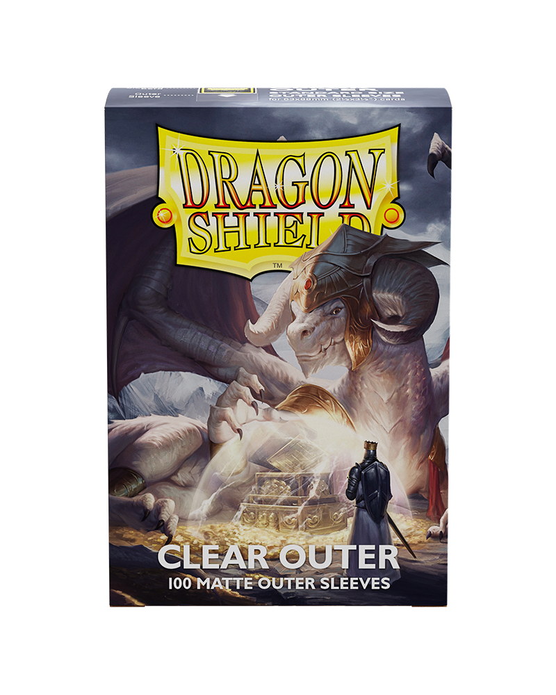 Dragon Shield Clear Outer Matte Sleeves- 100 count