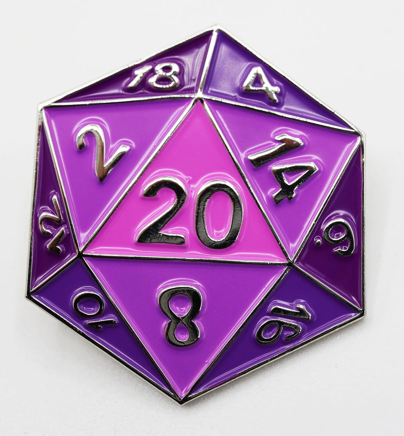 D20 Pin: Purple