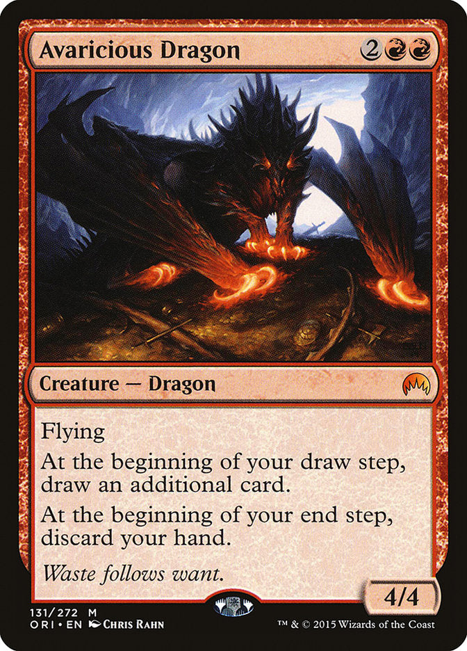 Avaricious Dragon [Magic Origins]