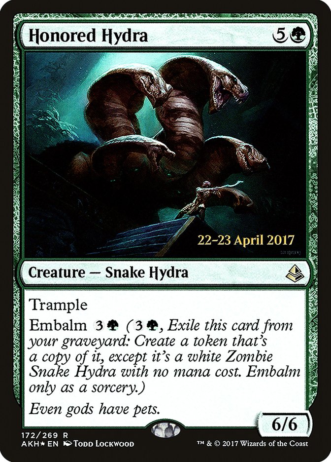 Honored Hydra [Amonkhet Prerelease Promos]