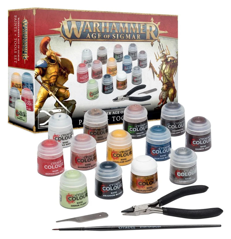 Age Of Sigmar Paints Plus Tools