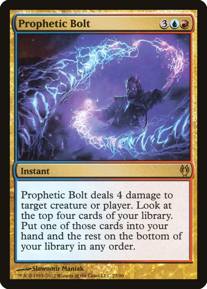 Prophetic Bolt [Duel Decks: Izzet vs. Golgari]