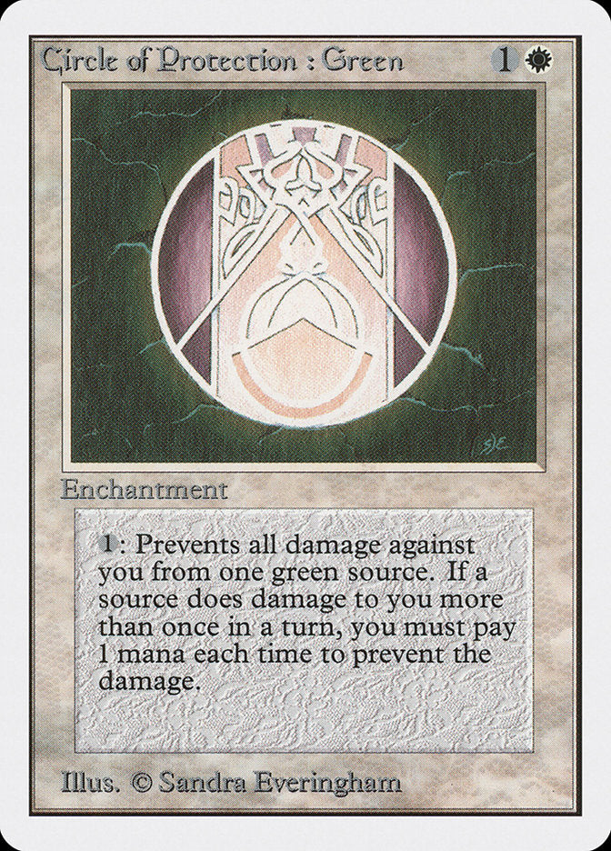 Circle of Protection: Green [Unlimited Edition]