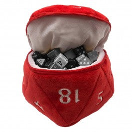 Plush D20 Dice Bag