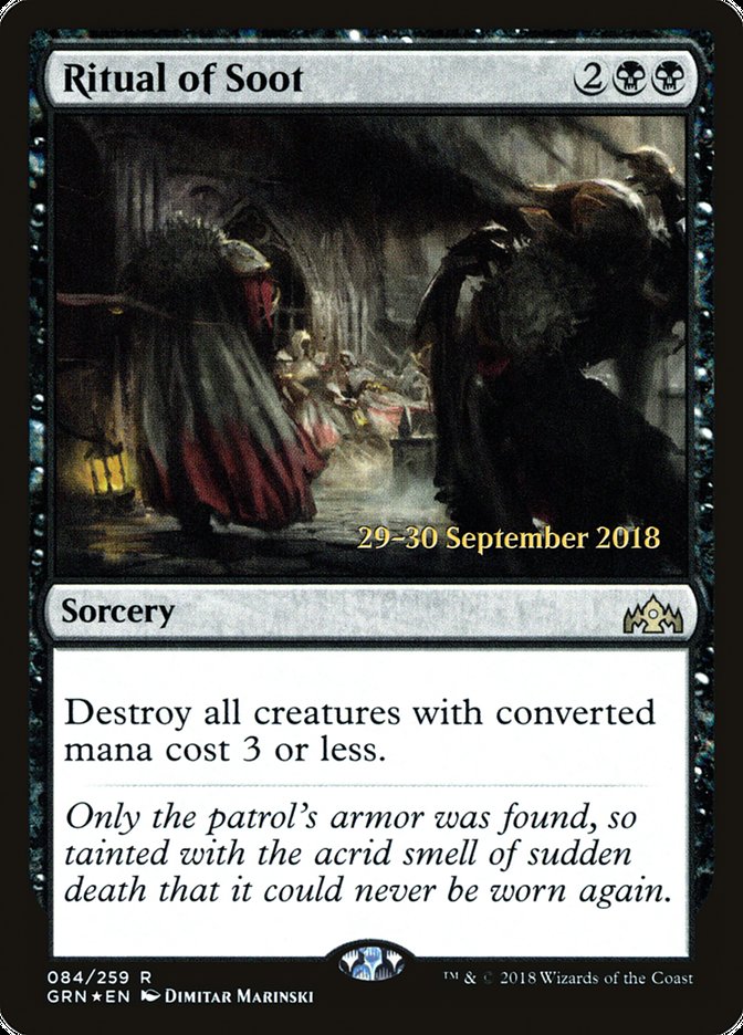 Ritual of Soot [Guilds of Ravnica Prerelease Promos]